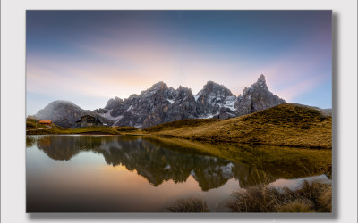 돌로미티  Baita G segantini 일출