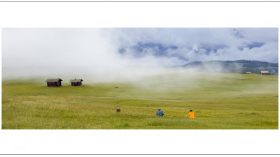 Alpe Siusi 들판에서