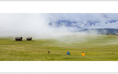 Alpe Siusi 들판에서
