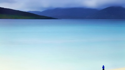 woman in sea