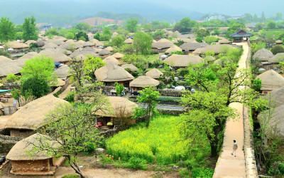 순천 낙안읍성 민속마을.