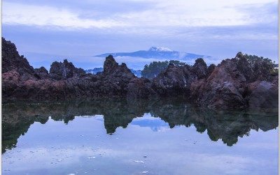 한라산 반영