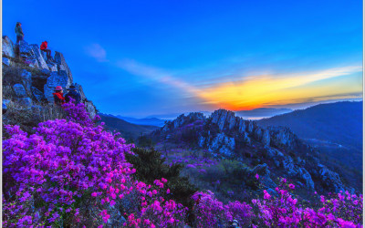 주작산 여명