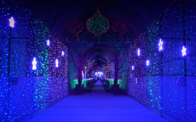 blue tunnel
