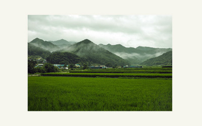 진안 화산마을.