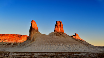 형제바위 일출경