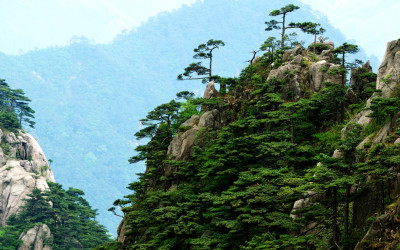 황산의 기암괴송