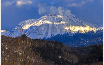 설산 분화구